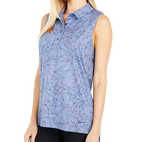 NWT - Nike Women's Plus Sleeveless Standard Fit Golf Polo - Size XXL - Picture 1 of 6